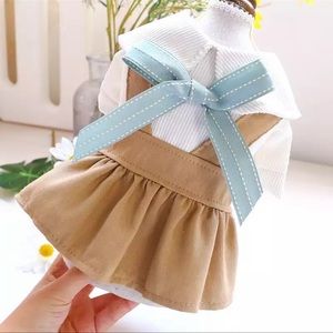 Bow knot dog dress